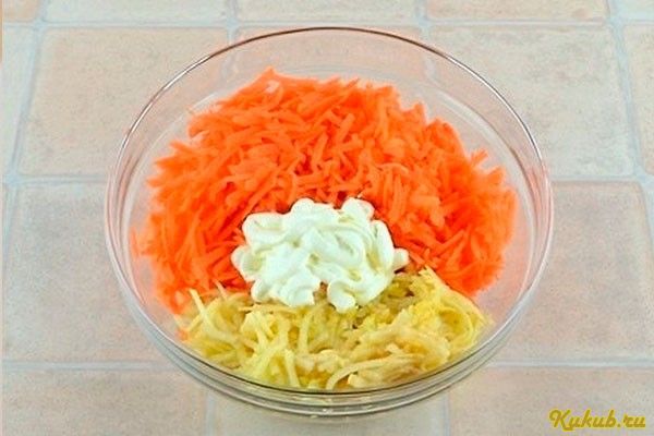морковный, салат