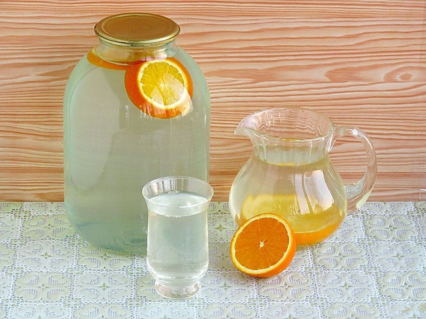 Берёзовый сок с лимоном