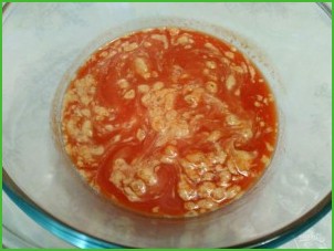 Несладкие булочки на томатном соке