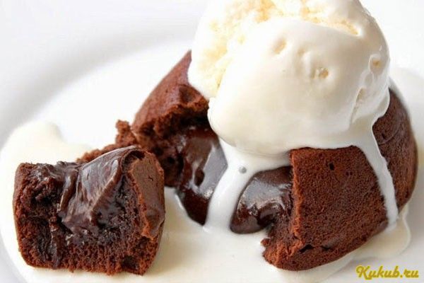 американский, кекс, жидкой