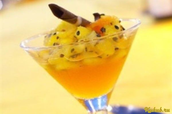 ананасовый, десерт