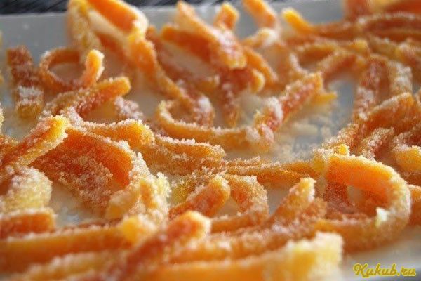 апельсиновые, цукаты, Апельсиновые цукаты