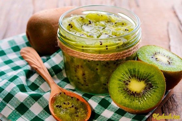 ароматное, варенье, киви