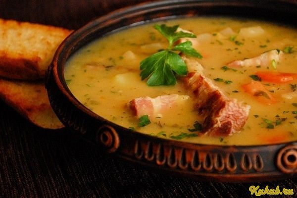 ароматный, гороховый, бекон