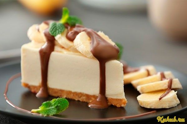 банановый, десерт