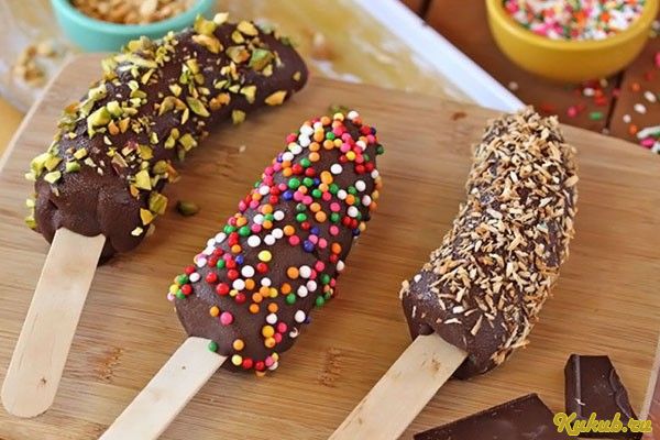 банановый, пломбир банановый, пломбир