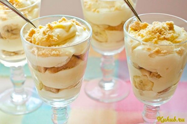 бананы, творогом, творог