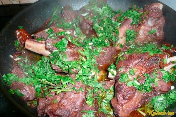 баранина, розмарином