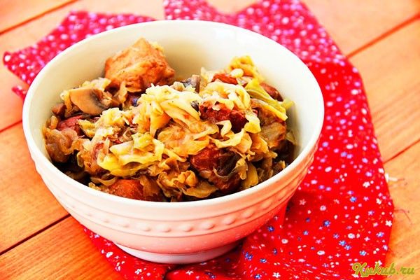 бигус, по-польски, свинина, капуста бигус, по-польски, свинина, капуста