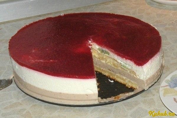 бисквитный, торт