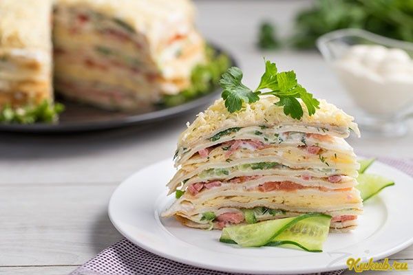 блинный, торт блинный, торт