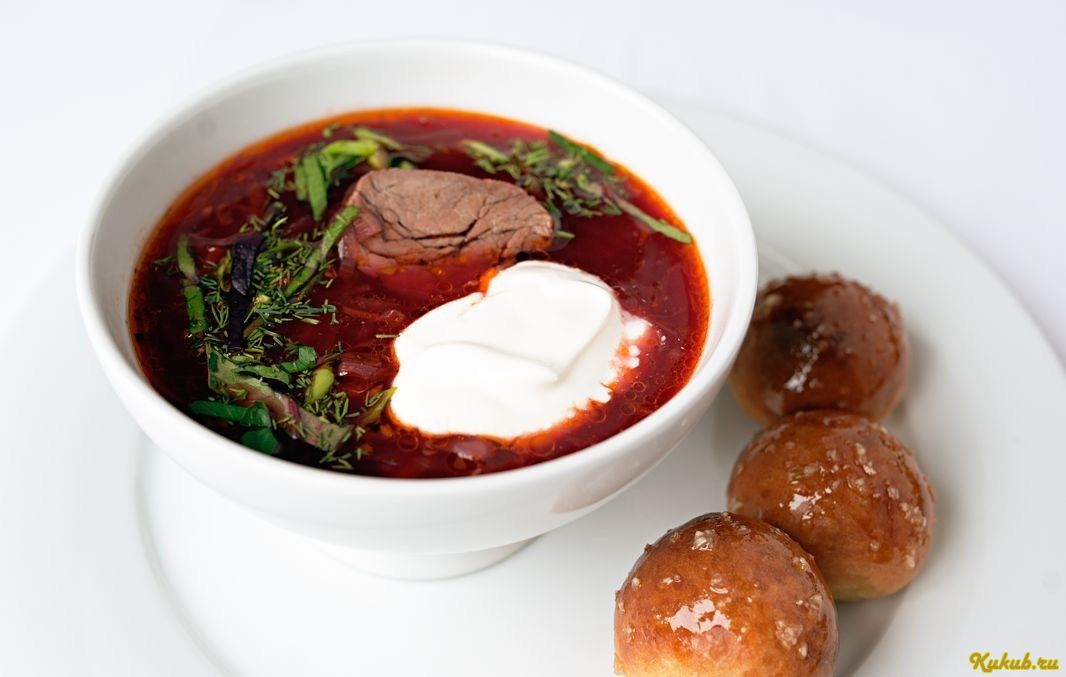 борщ, пампушками, после этого, капуста