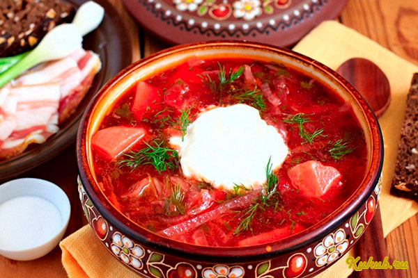 борщ, украинский, капуста