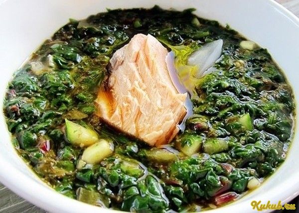 ботвинья, классическая, рыбой