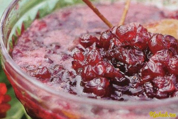 брусничное, варенье