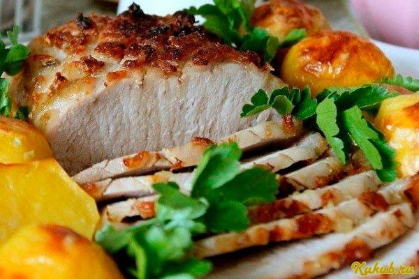 буженина, маринованная, свинина, маринад