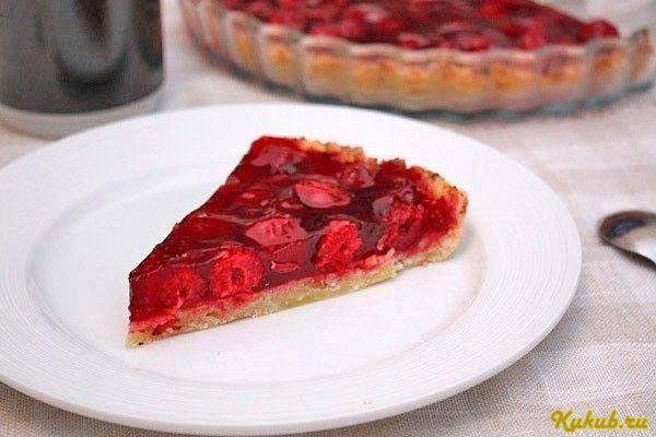 чизкейк, слоеного, теста, вишня