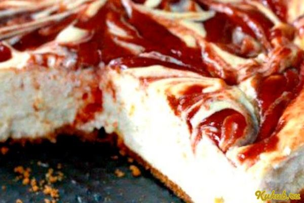 чизкейк, гуавой чизкейк, гуавой