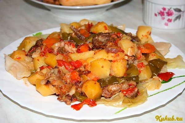 дамлама, мультиварке, капуста