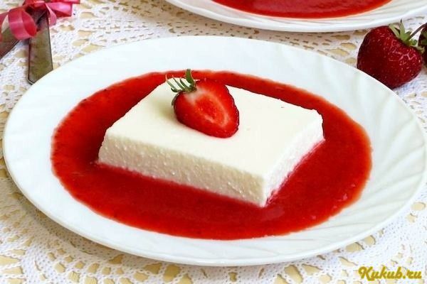 десерт, творога, клубничным, творог, пищевой