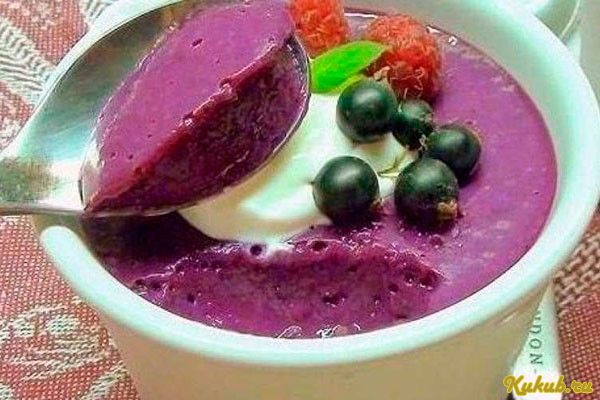 десертное, суфле, ягод