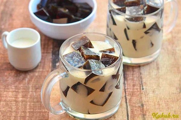 десертное, желе, кофе