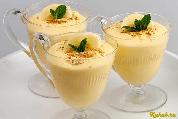 десертный, банановый, мусс десертный, банановый, мусс