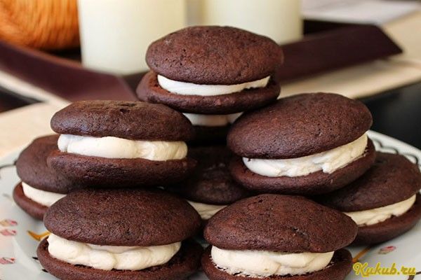 домашнее, пирожное, whoopie домашнее, пирожное, whoopie