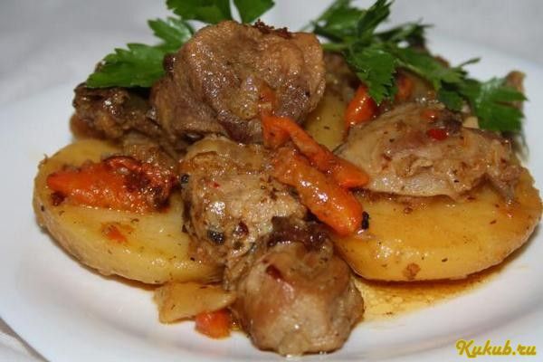 домашнее, жаркое, свинина