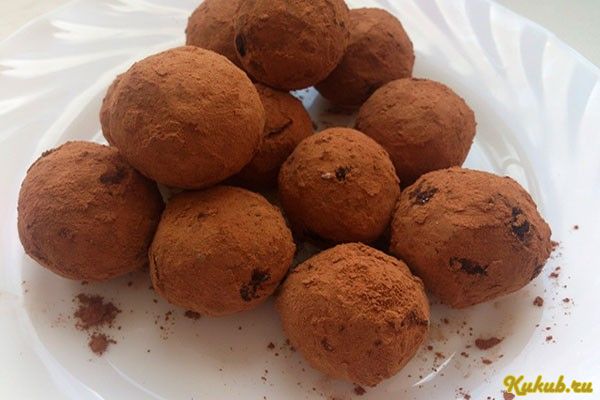 домашние, трюфели, какао