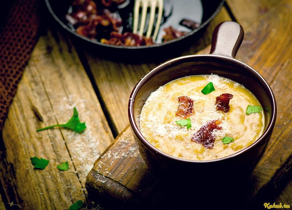 домашний, картофельный, жир, бекон