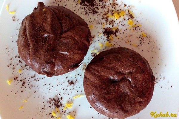 домашний, шоколадный, фондан