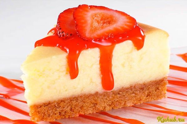 домашний, ванильный, чизкейк