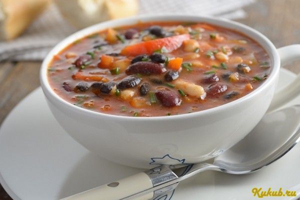 фасолевый, таркари, овощами фасолевый, таркари, овощами