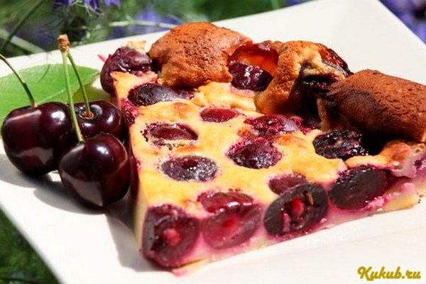 французский, вишневый, клафути, вишня