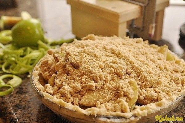 французский, пирог, крошкой