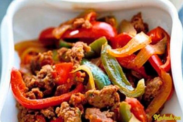 говядина, болгарским