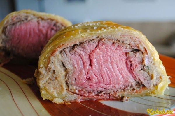 говядина, слоеном говядина, слоеном