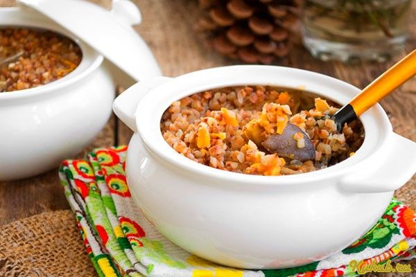 гречка, мясом, свинина