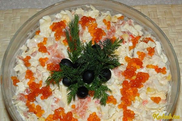 изысканный, салат, капуста изысканный, салат, капуста