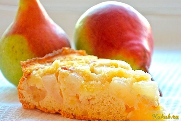 яблочно-грушевая, шарлотка яблочно-грушевая, шарлотка