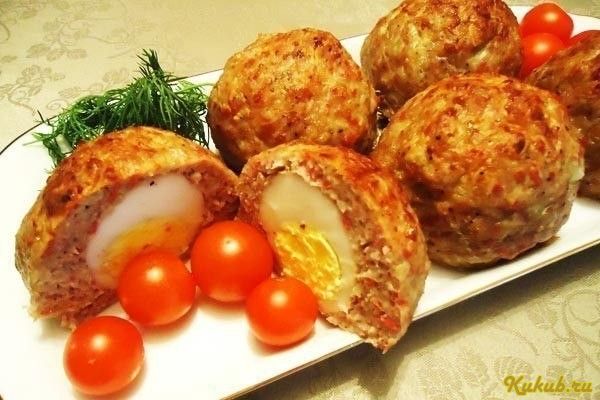яйца, мясном, бекон