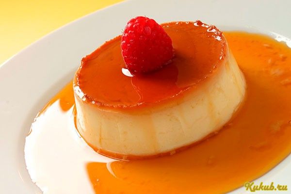 карамельный, флан, по-испански