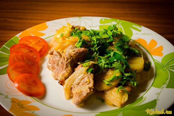 картофель, свининой, по-французски, свинина картофель, свининой, по-французски, свинина