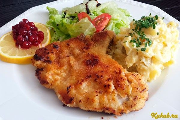 картофельно-мясные, шницели