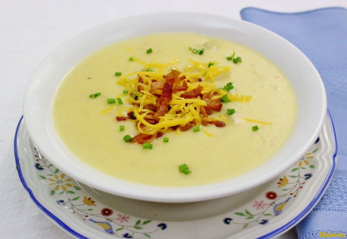 картофельный, суп-пюре