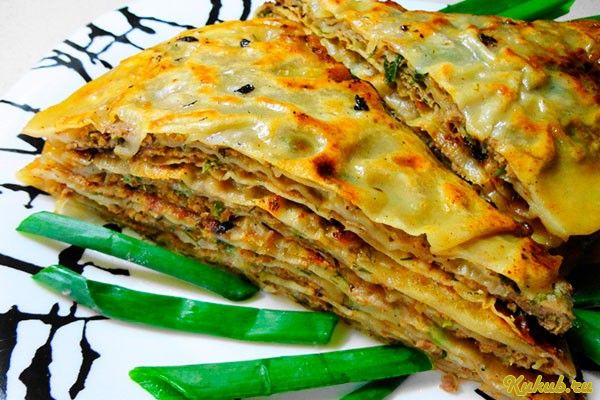 китайские, лепешки, мясным, свинина