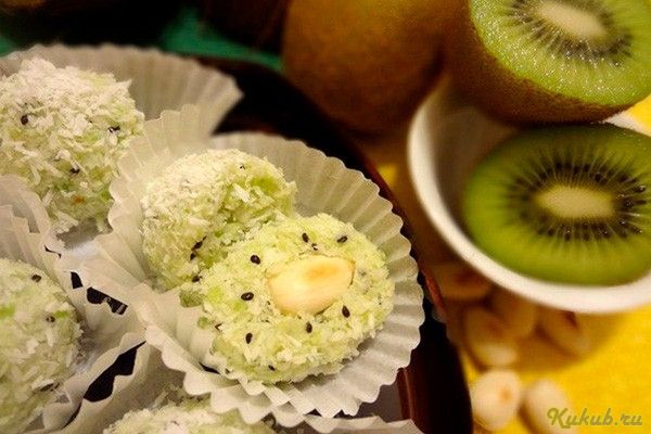 киви, рафаэлло, десерт