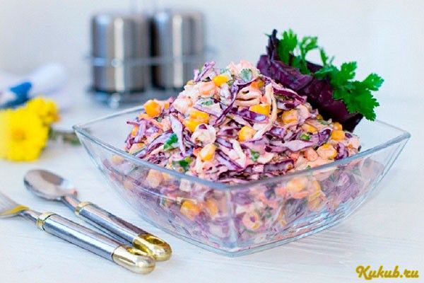 классический, салат, коулсло, капуста