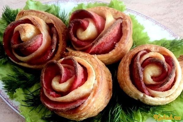 колбасные, розочки колбасные, розочки